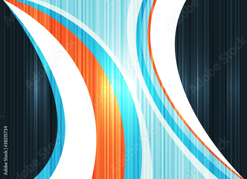 Dark design vector background with abstract lines