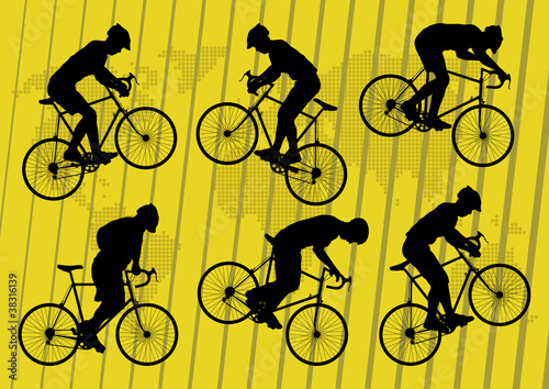 Sport road bike riders bicycle