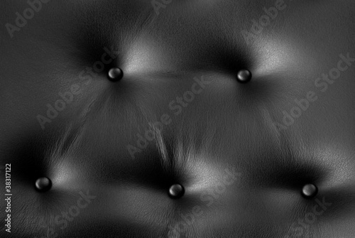 Black Leather Texture From Chair photo