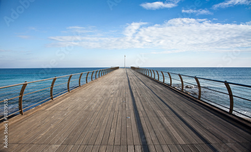 Pier in Ceriale (Italy) photo
