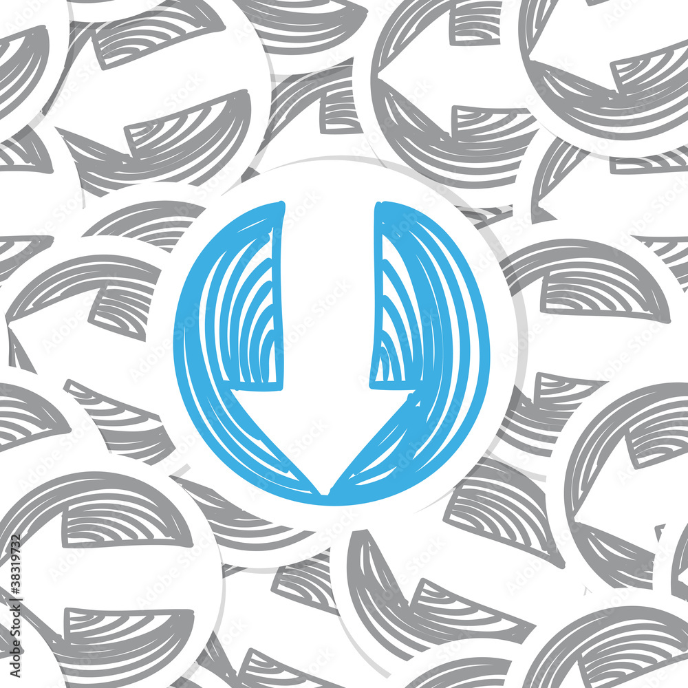 Fototapeta premium Arrows seamles background