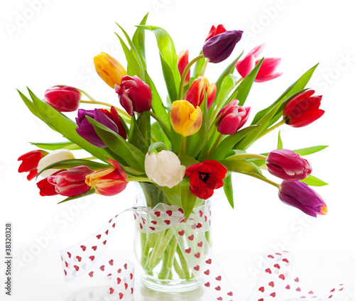 colorful tulips