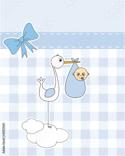 Anuncio nacimiento bebe niño