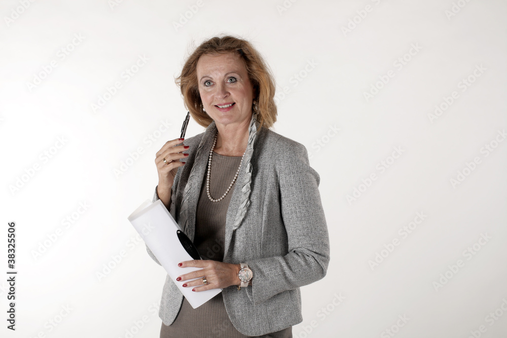 A business woman with 50 plus A business woman with 50 plus