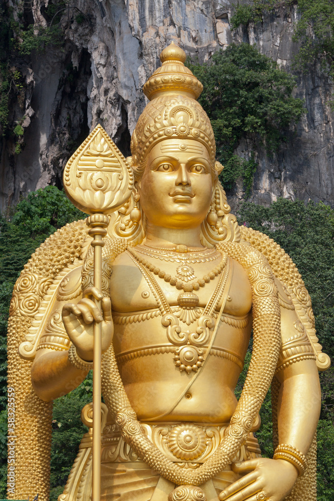 Statue of Murugan detail (Hindi God)