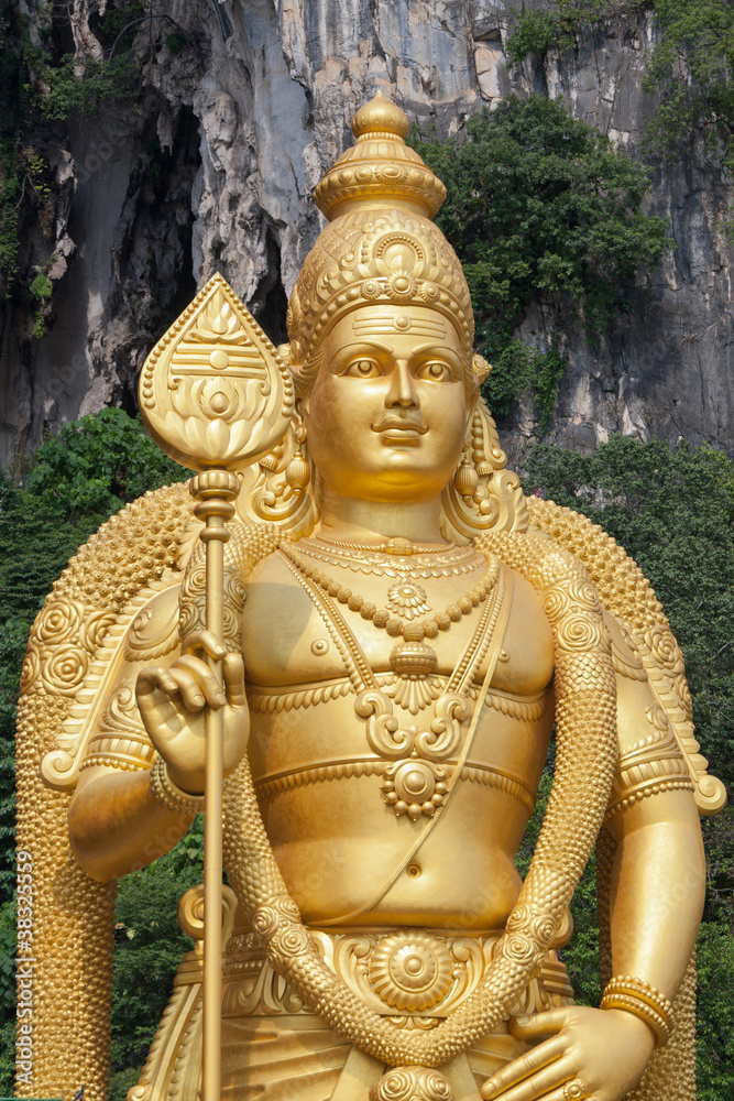 Fototapeta premium Statue of Murugan detail (Hindi God)