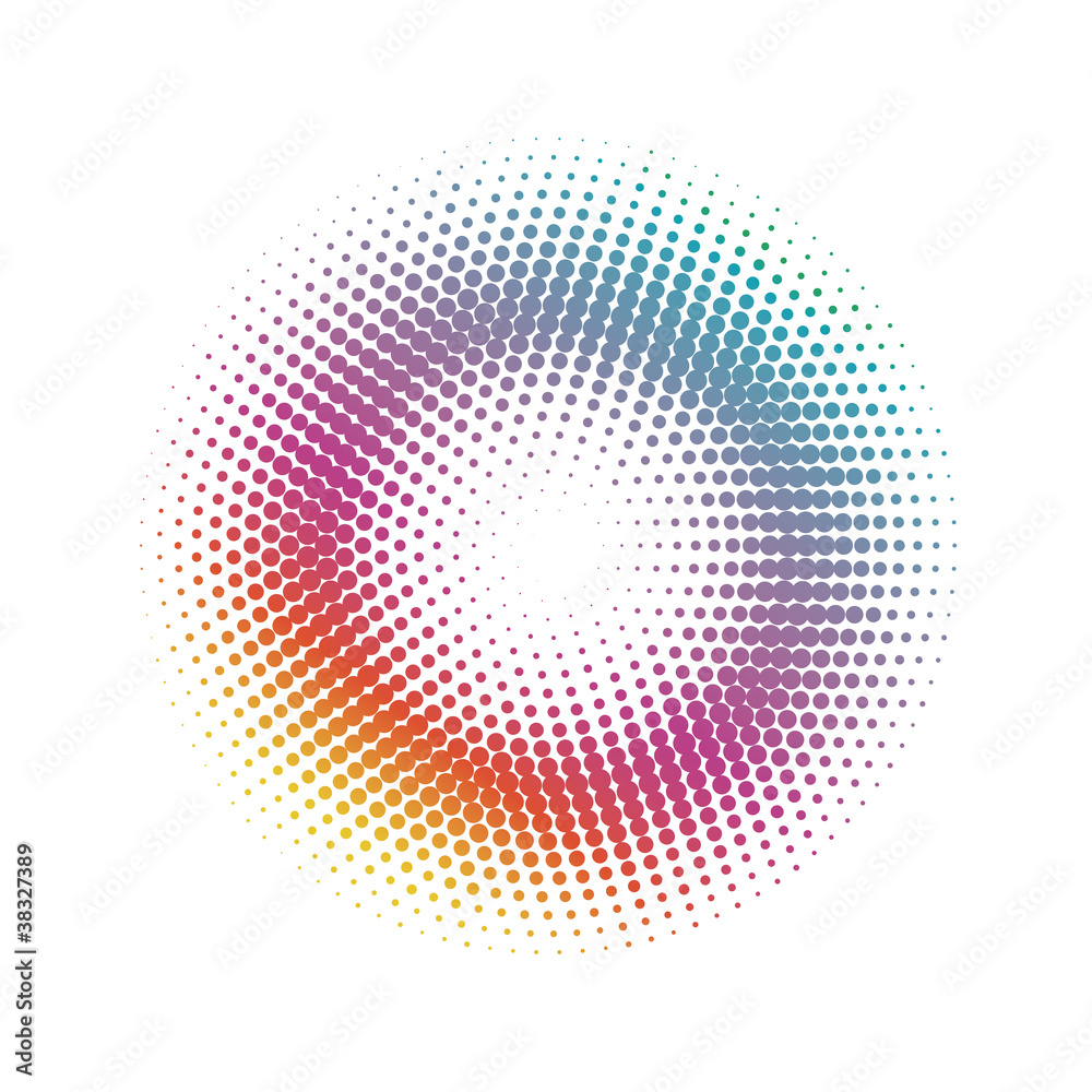 abstract halftone Circle dots  pattern background