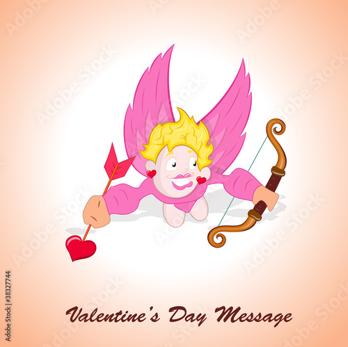 Valentine Vector Cupid