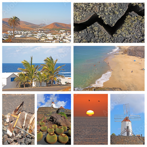 Lanzarote - Collage 8 Bilder