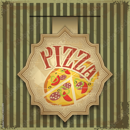 pizza label