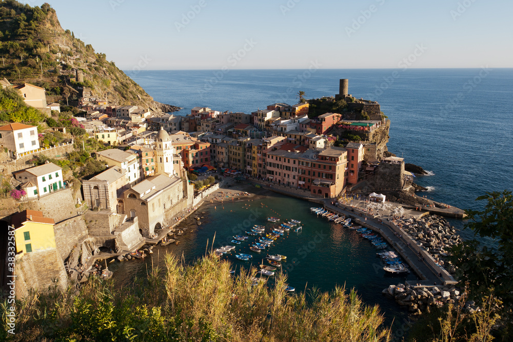 Vernazza village in Cinque Terre, Italy