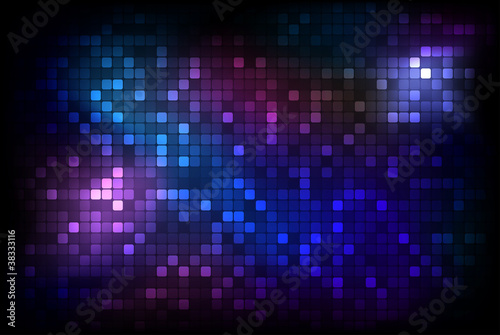Wallpaper Mural Dark mosaic background - vector illustration Torontodigital.ca