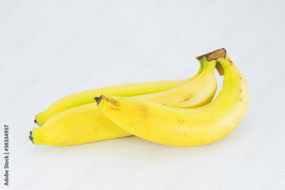 A bunch of small bananas