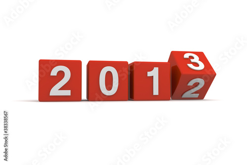 Free Download New year 2013 3d render - GFXLoad