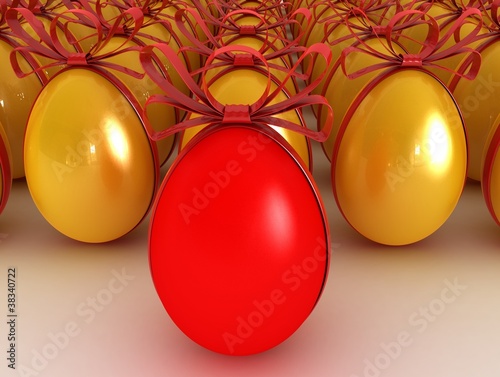 Obraz na płótnie Uova di Pasqua