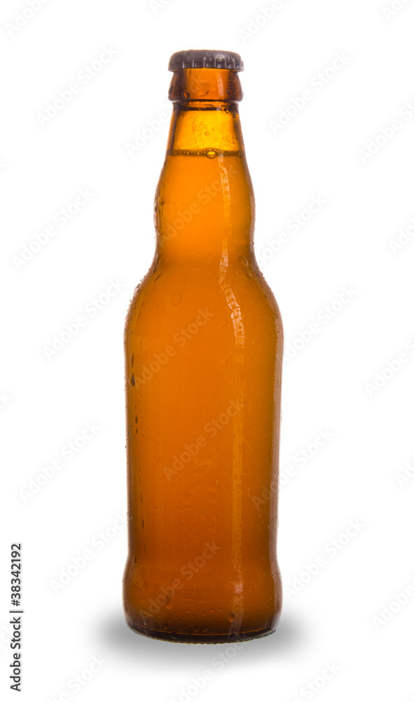Glass of beer, isolated on white background Glass of beer, isolated on white background