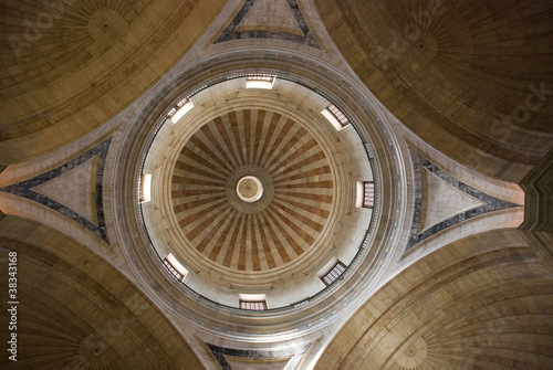 Ceiling of national pantheon - Church of Santa Engrácia, Lisbon 