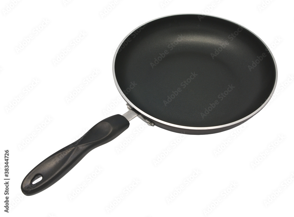 Black pan with handle Black pan with handle