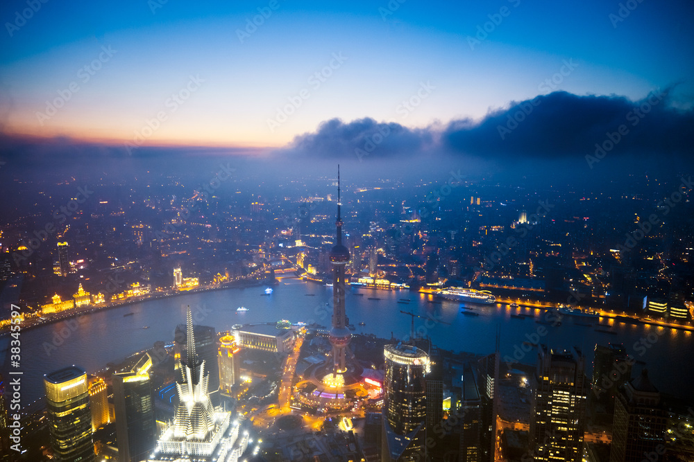 Fototapeta premium shanhgai night