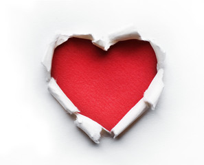 Valentine Heart Card Design