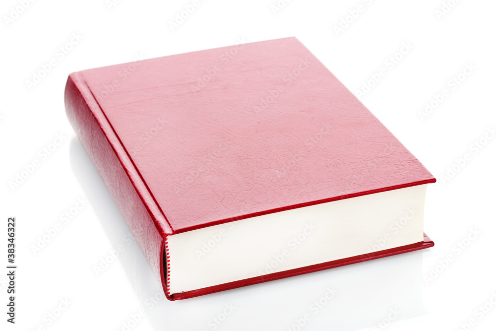 Big red book isolated on white Big red book isolated on white