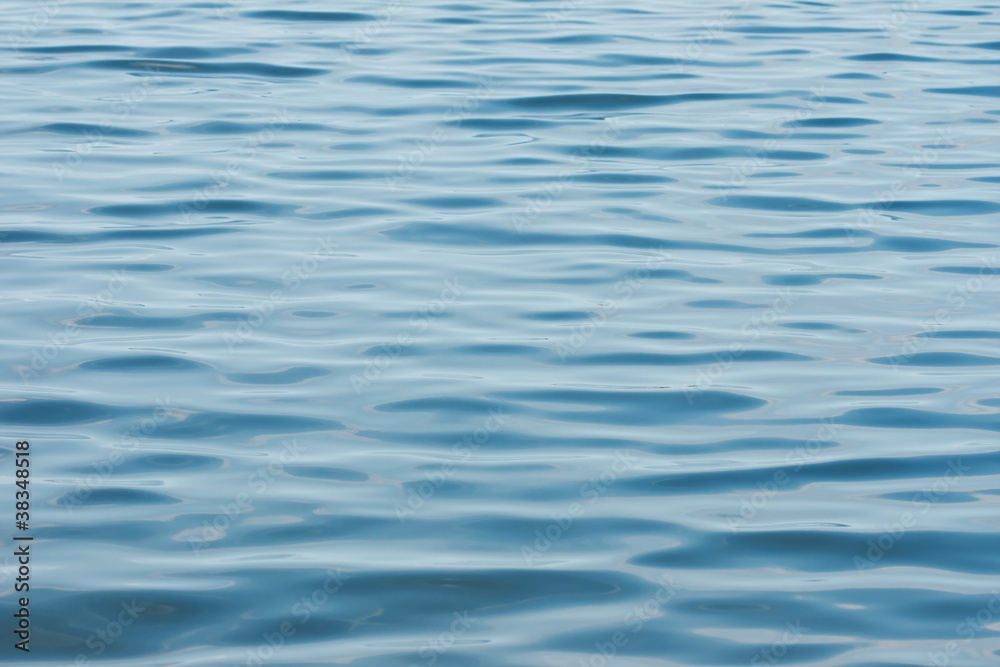 Blue wave in sea water Blue wave in sea water