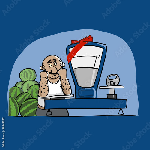 Water mwlon seller