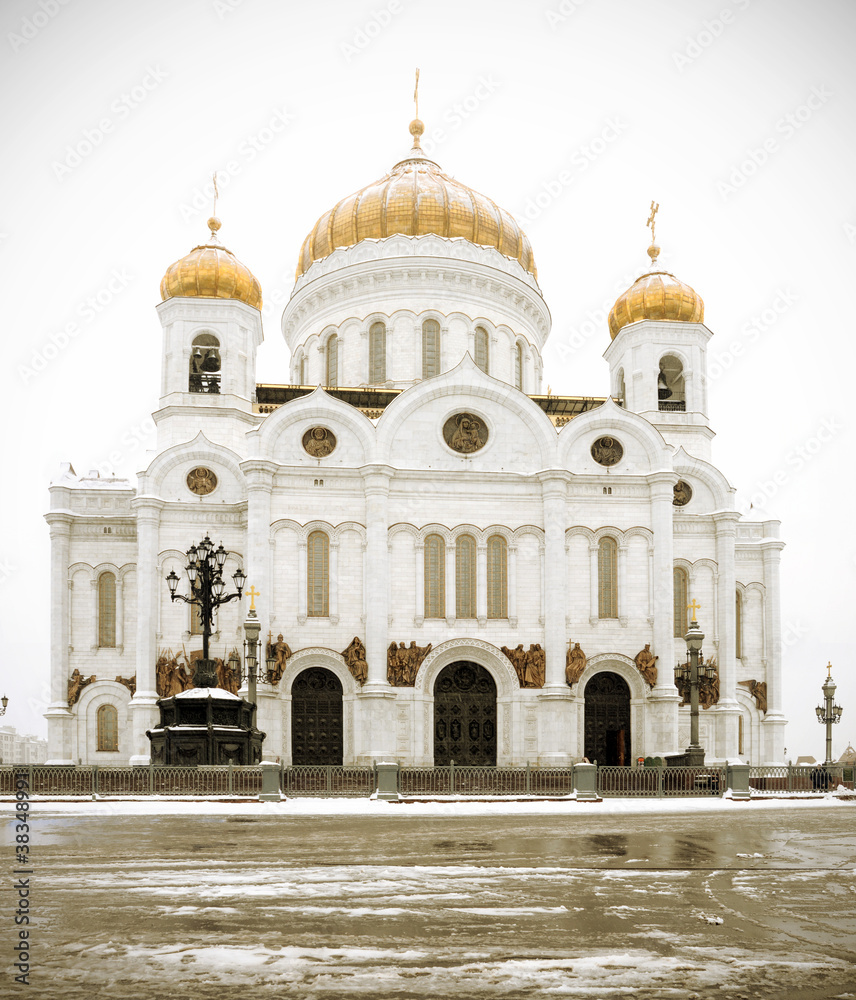 The Cathedral of Christ the Savior in Russia