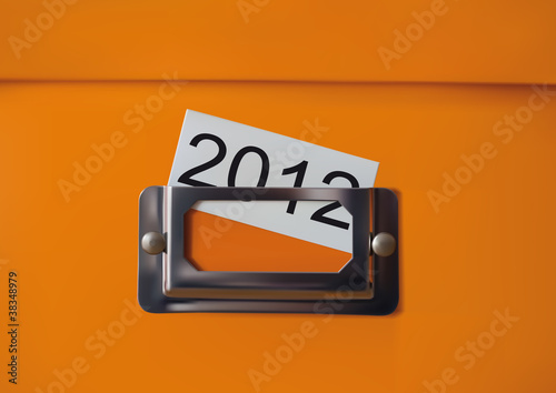 Orange Aufbewahrungsbox