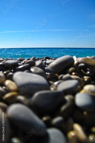 Small rocks on the beach