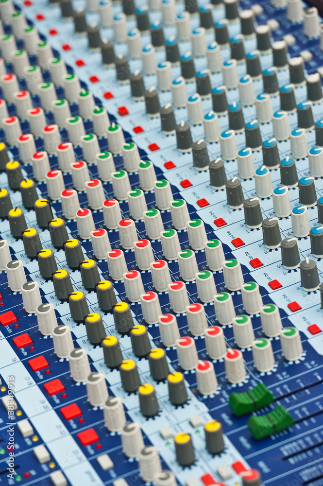 Obraz premium Professional Audio Mixer