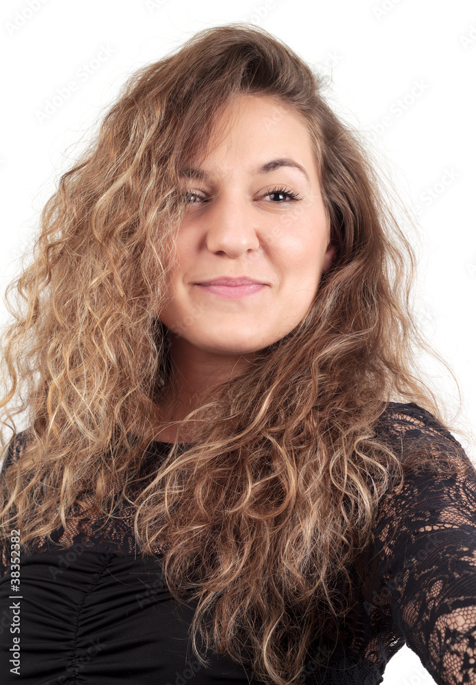 Young beautiful woman smiling Young beautiful woman smiling