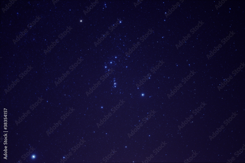 Obraz premium Winter stars on the sky
