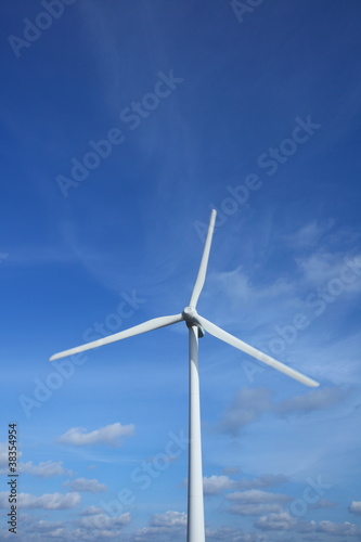Wind power generation © norikazu