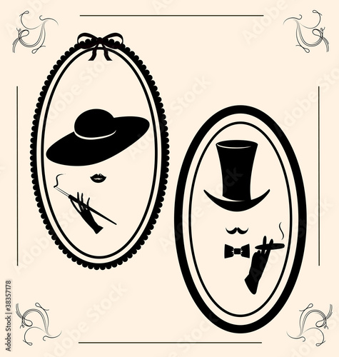 vintage woman's  hat