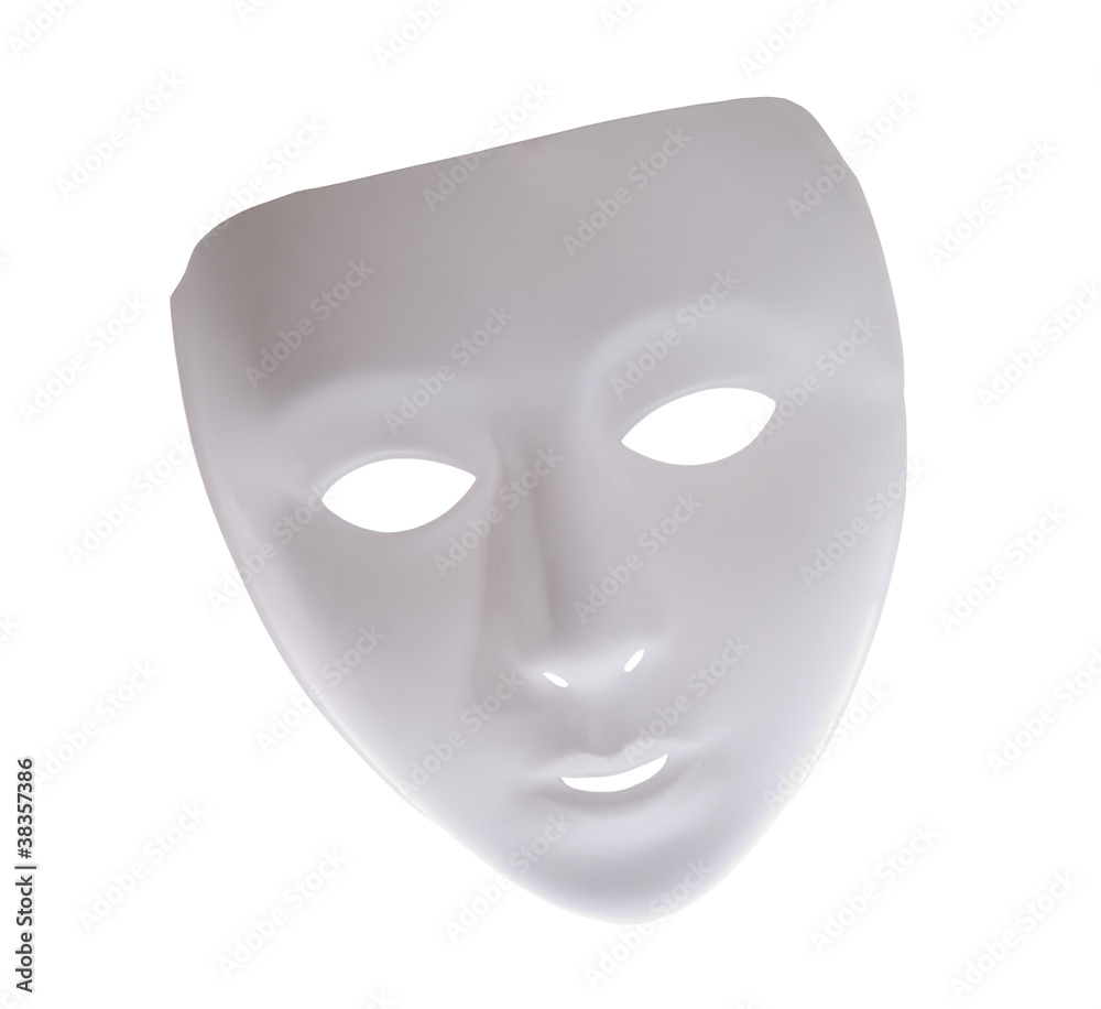 maschera bianca Stock Photo