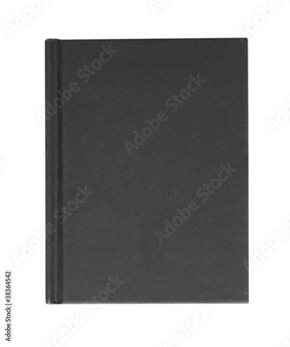 black hardback casebound book