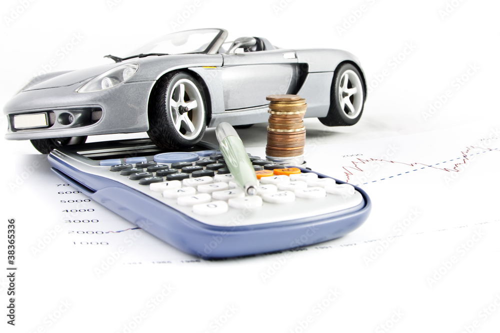 Car, Calculator, Money and Pen 5