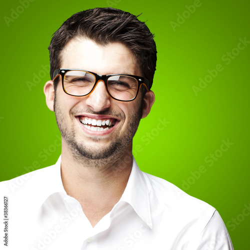 Fototapeta Naklejka Na Ścianę i Meble -  young man smiling
