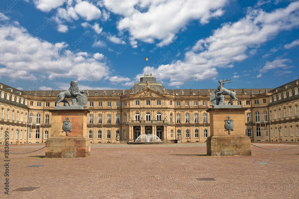 The New Palace, in Stuttgart ,Germany