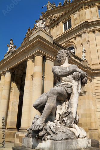 Hercules statue at New Palace,in Stuttgart Germany photo