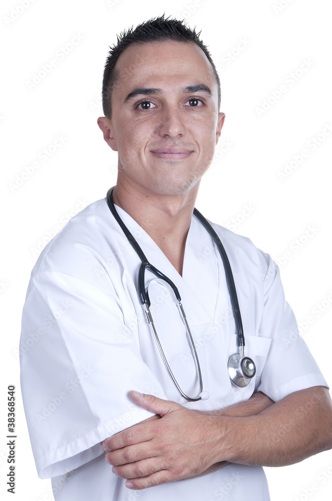 young doctor in a white coat young doctor in a white coat