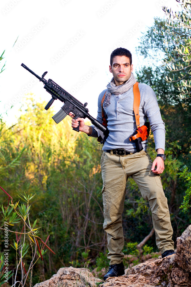Fototapeta premium adventure man
