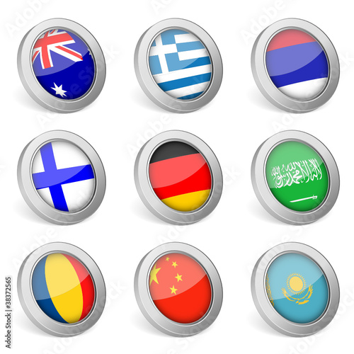 Free Download 3D national flag icon - GFXLoad
