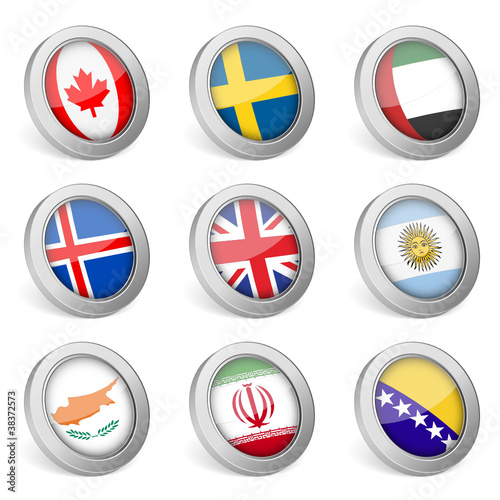 Free Download 3D national flag icon - GFXLoad