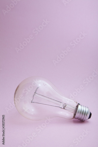 A close up of a light bulb.