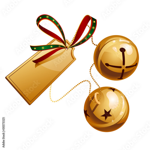 Two ringing shine bells with card