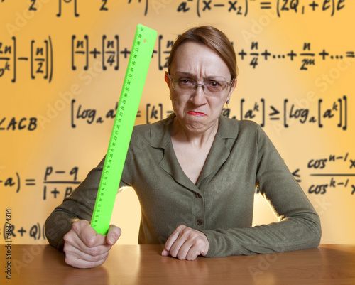 Crazy female teacher