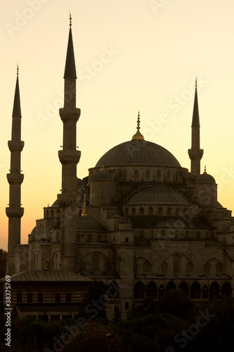 Wallpaper Mural The Beautiful domes of Blue Mosque in Istanbul, Turkey Torontodigital.ca