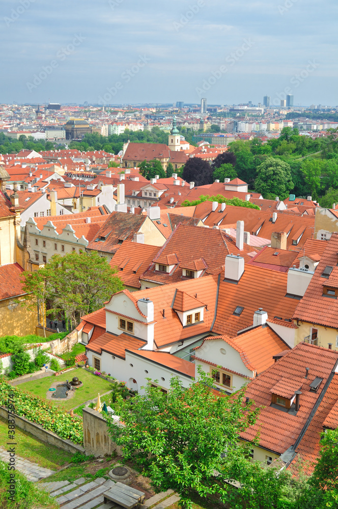 above Prague